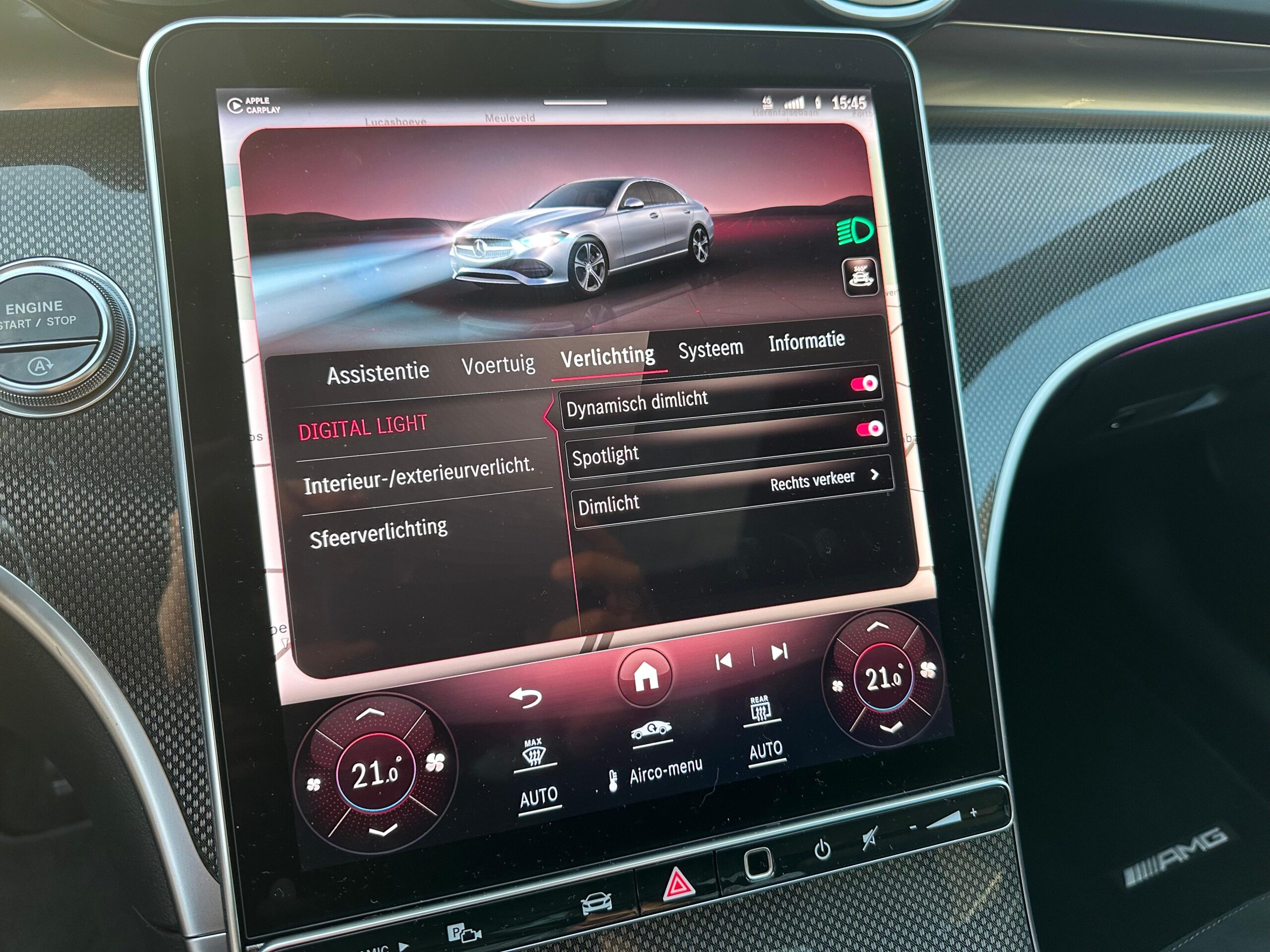 Mercedes C200d – AMG Pakket – Pano – 1426KM! – Full option