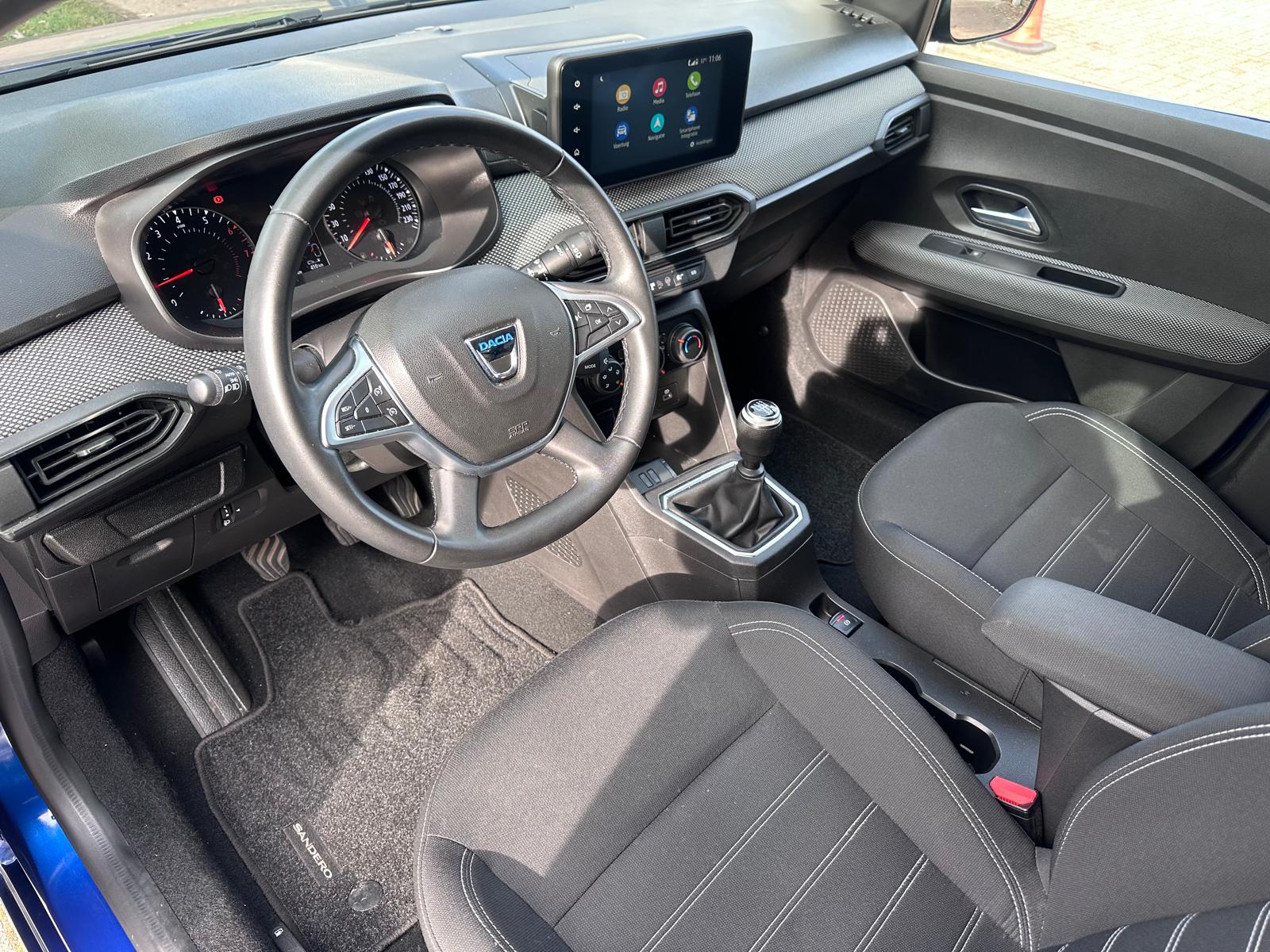 Dacia Sandero 1.0 TCe – 91PK -Camera-Dodehoek-Apple Carplay
