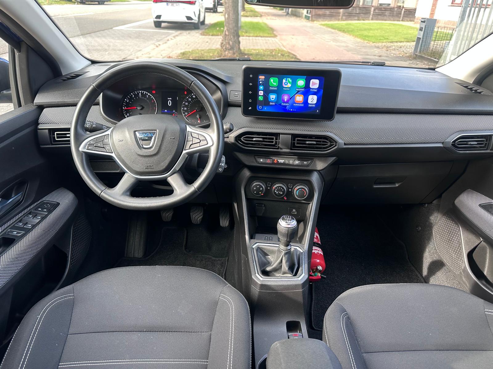 Dacia Sandero 1.0 TCe – 91PK -Camera-Dodehoek-Apple Carplay